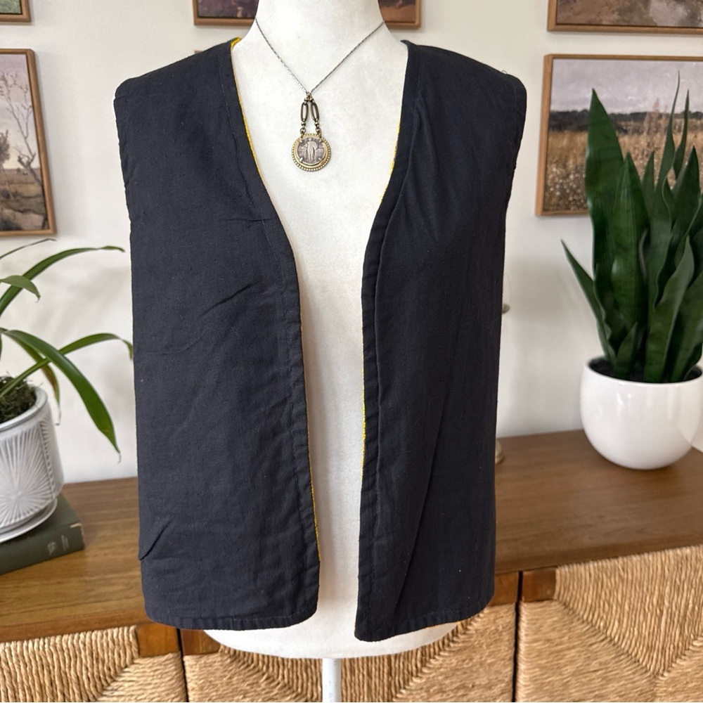 Colorful Boho Hand Embroidered Vest - Picture 9 of 9